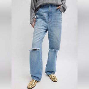 Tibi Light Blue Boyfriend Jeans